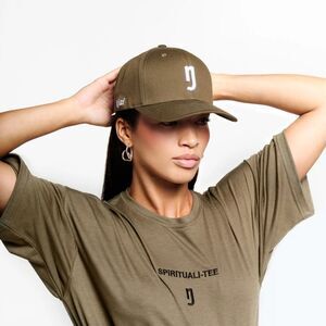 RIJAI Spirituali-Tee Cotton Blend T Shirt Unisex Olive Size Medium